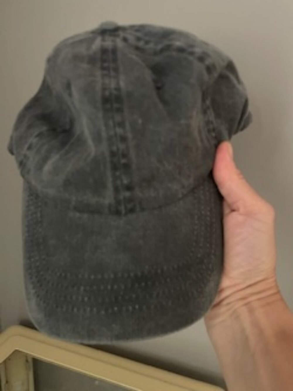 Natural Life canvas hat, charcoal